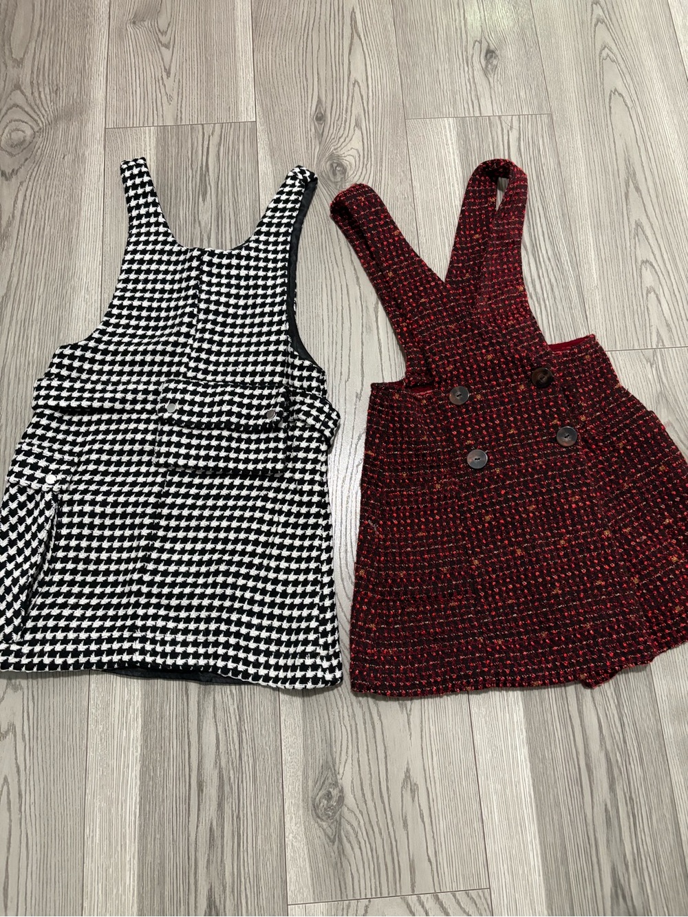 Zara Girls Textured Dresses Size 7